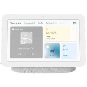 Difuzor Inteligent Google Nest Hub (2nd Gen), Chalk