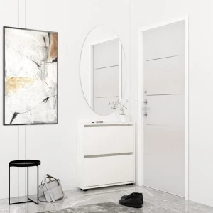 Pantofar leo slim 50x16x86h cm white