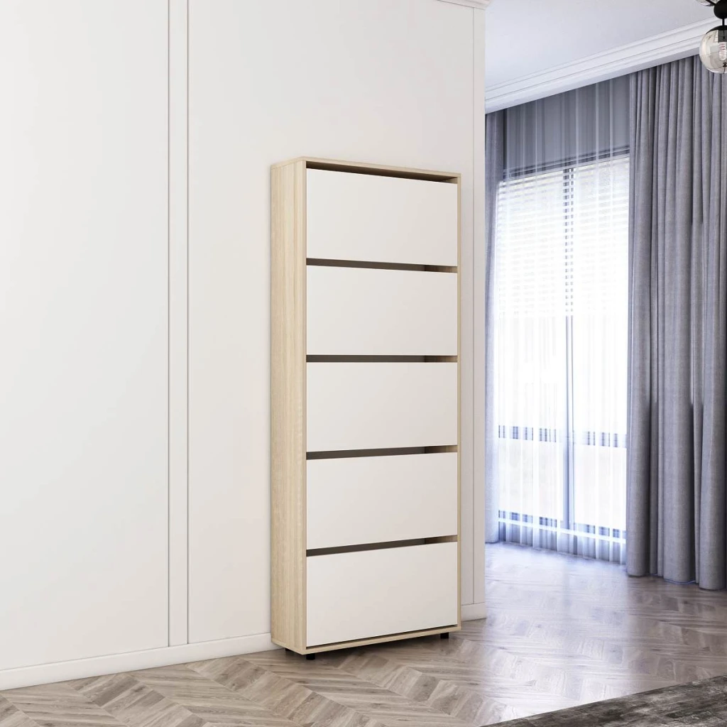 Pantofar leo slim 80x16x203h cm anthracite 6