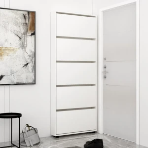 Pantofar leo slim 80x16x203h cm white