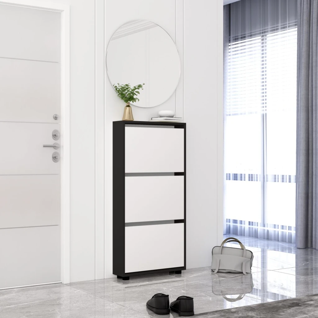 Pantofar leo slim 80x16x125h cm anthracite 2