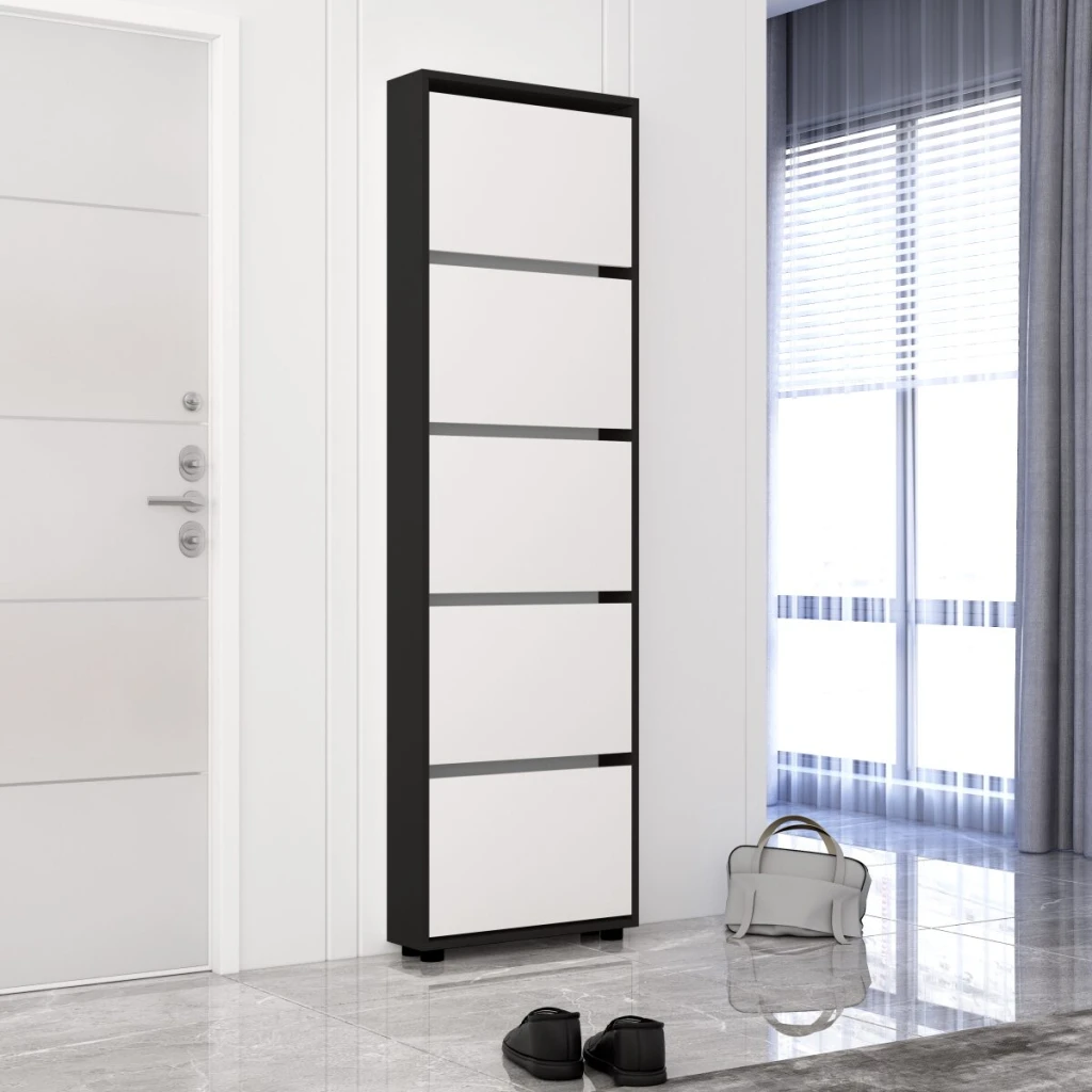 Pantofar leo slim 50x16x203h cm anthracite 2