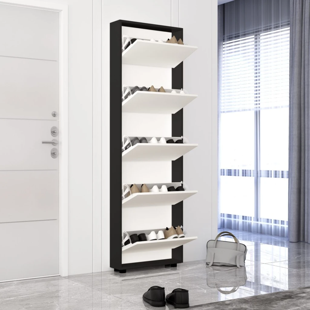 Pantofar leo slim 50x16x203h cm anthracite 3