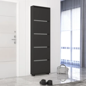Pantofar leo slim 50x16x203h cm anthracite