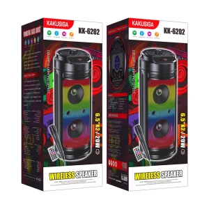 Boxă wireless kakusiga kk-6202 fengluan cu flacără, neagră Thumbnail 2