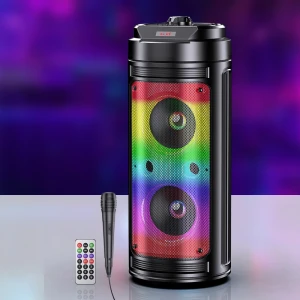 Boxă wireless kakusiga kk-6202 fengluan cu flacără, neagră