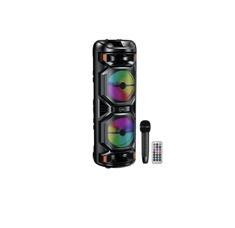 Boxă wireless kakusiga kk-8211 mengma cu lumină colorată, neagră 3