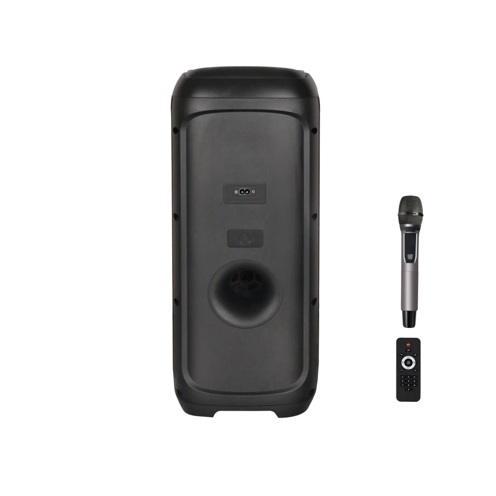 Xo f70 ac+dc dual 6.5 rgb bluetooth speaker 40w black 2