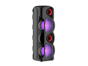 Boxă dublă sing-e zqs8225 rgb party, 8 inch, 30w, neagră