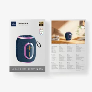 Difuzor wireless wiwu wiwu thunder h9 albastru Thumbnail 2