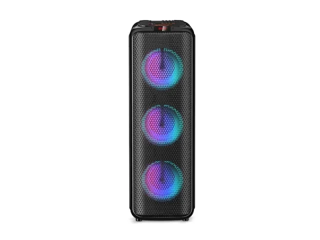 Boxă triplă sing-e zqs8303 rgb party, 8 inch, 40w, neagră 2