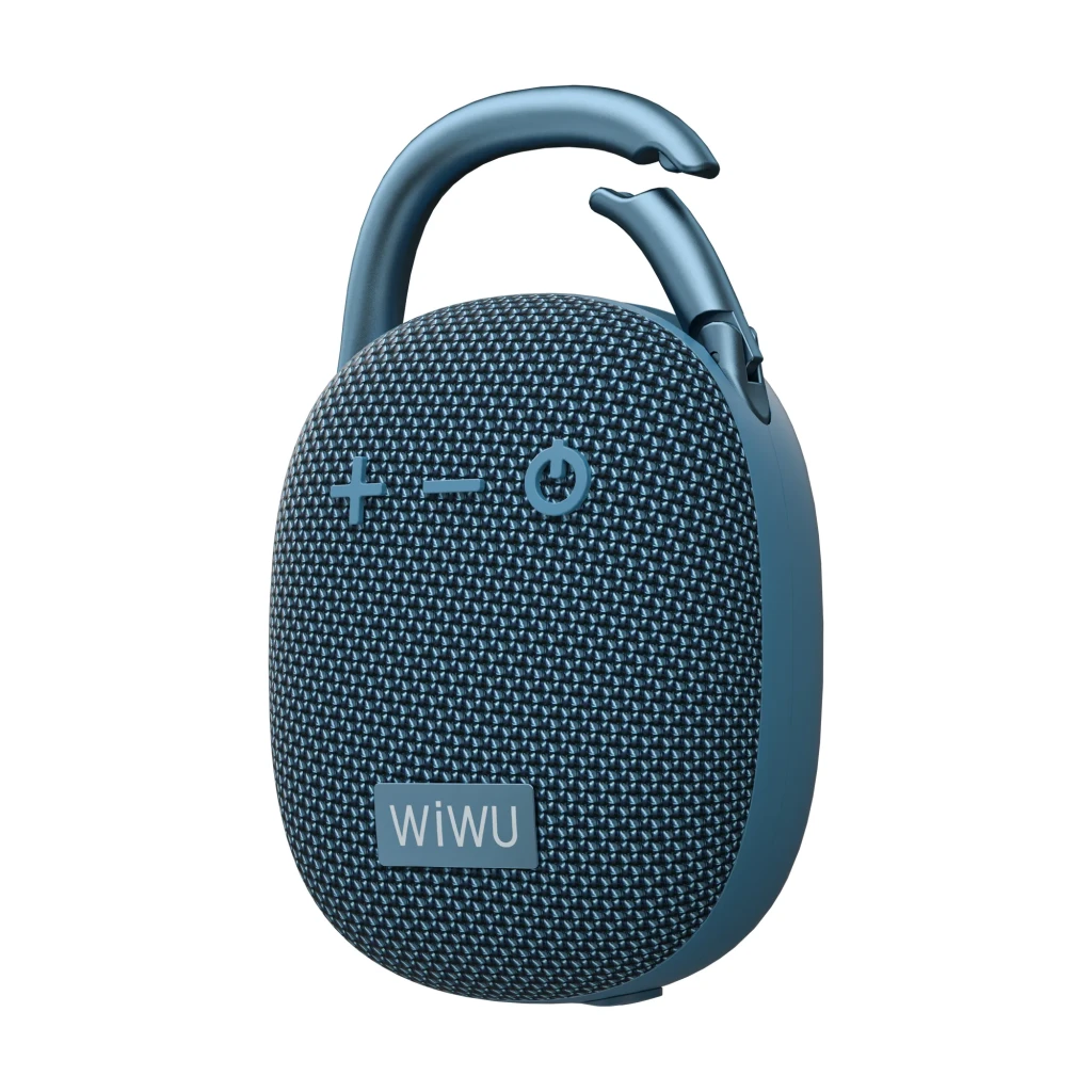 Wiwu wiwu clip pentru difuzor wireless portabil h3 albastru 2