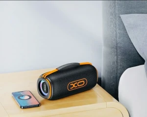Bară de sunet portabilă pentru exterior xo f57 pro, 30w, neagră+portocaliu
