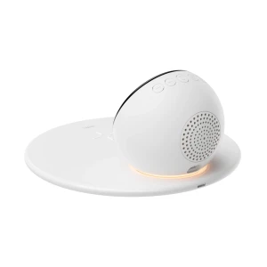 Wiwu wi-w017 boxă wireless cu ceas și bluetooth, albă Thumbnail 3