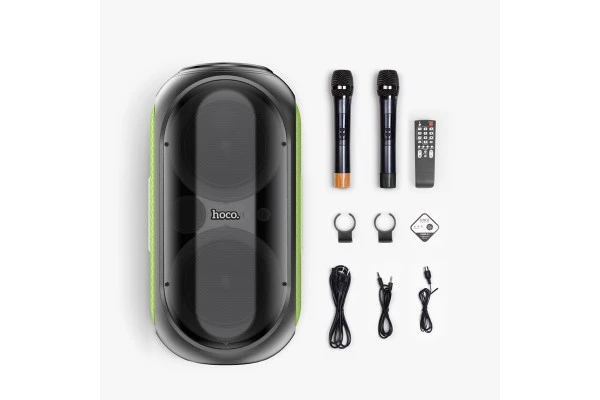 Boxă portabilă wireless hoco ds33 max, verde 5