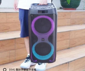 Boxă portabilă bluetooth hoco ds41 cody, neagră Thumbnail 3