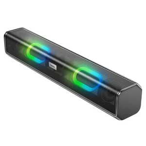 Беспроводная настольная колонка hoco bs49 dazzling sound, черная.