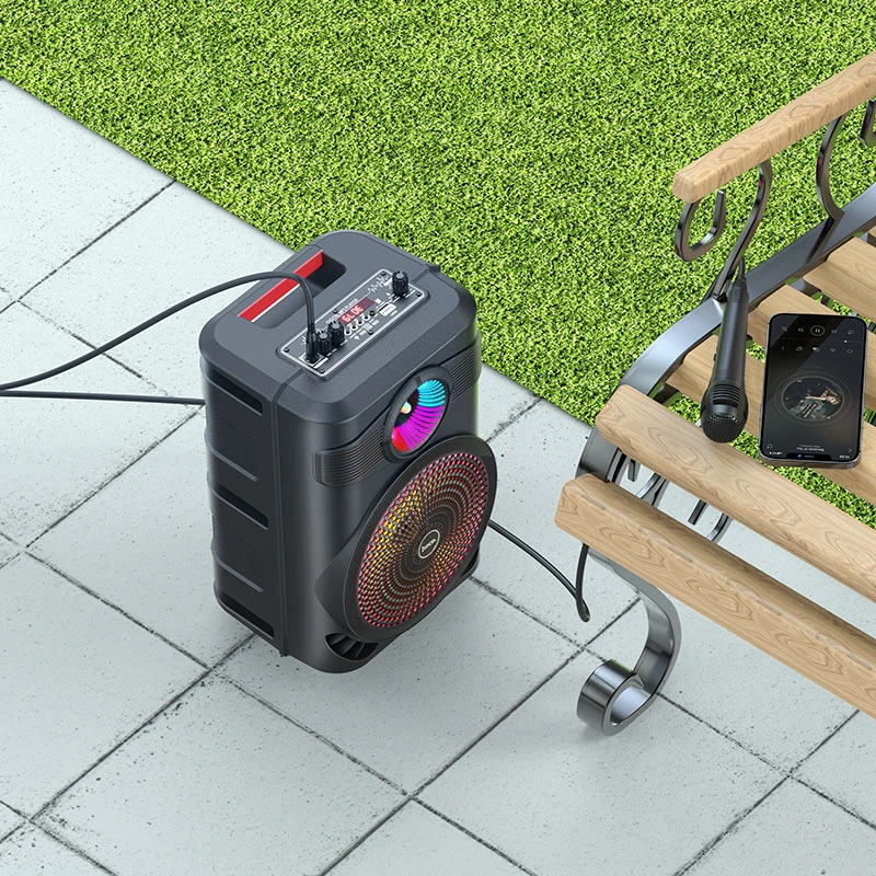 Boxă bluetooth de exterior hoco bs46 mature, neagră 6