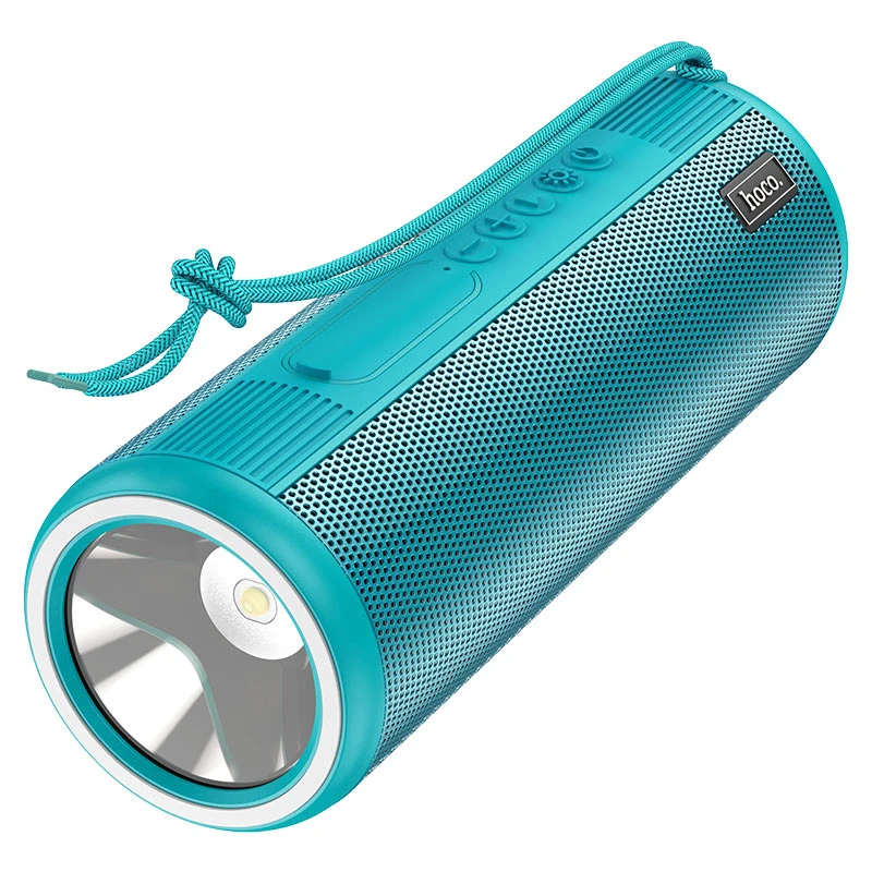 Спортивная bluetooth-колонка hoco hc11 bora, цвет павлиний синий. 2