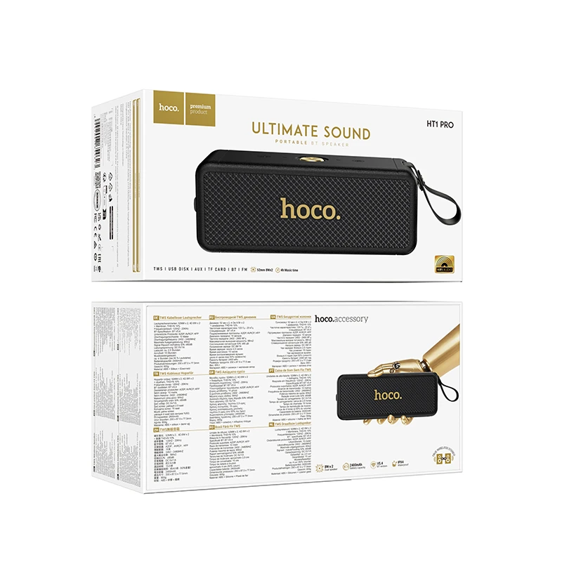 Boxă sport hoco ht1 pro marquis, bt, neagră 3