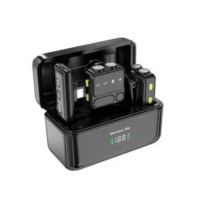 Microfon wireless wiwu duo anc wi-wm005 negru Thumbnail 2