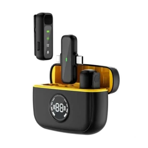 Mini microfon wiwu 2 în 1 wi-wm003 negru