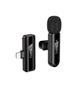 Microfon wireless hoco l20 fair ip negru