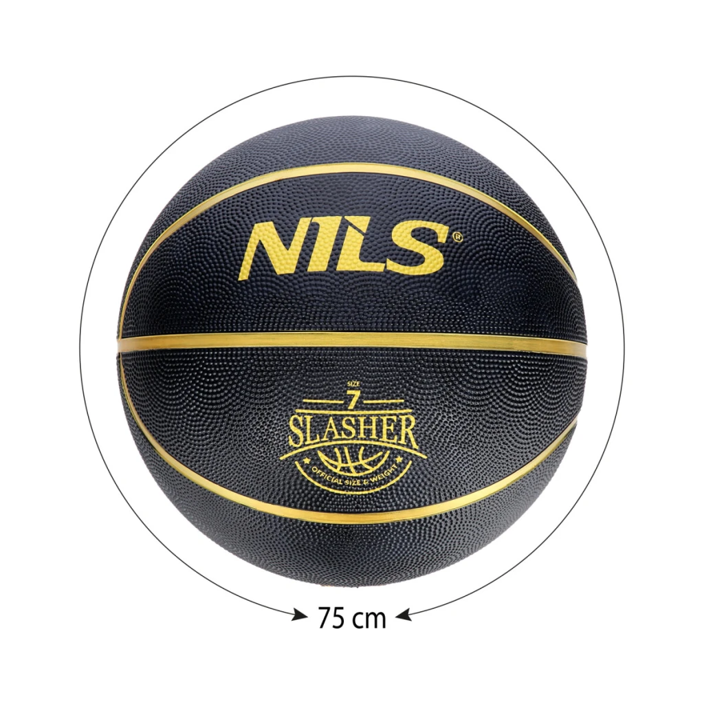 Мяч баскетбольный n7 nils npk270 black 3