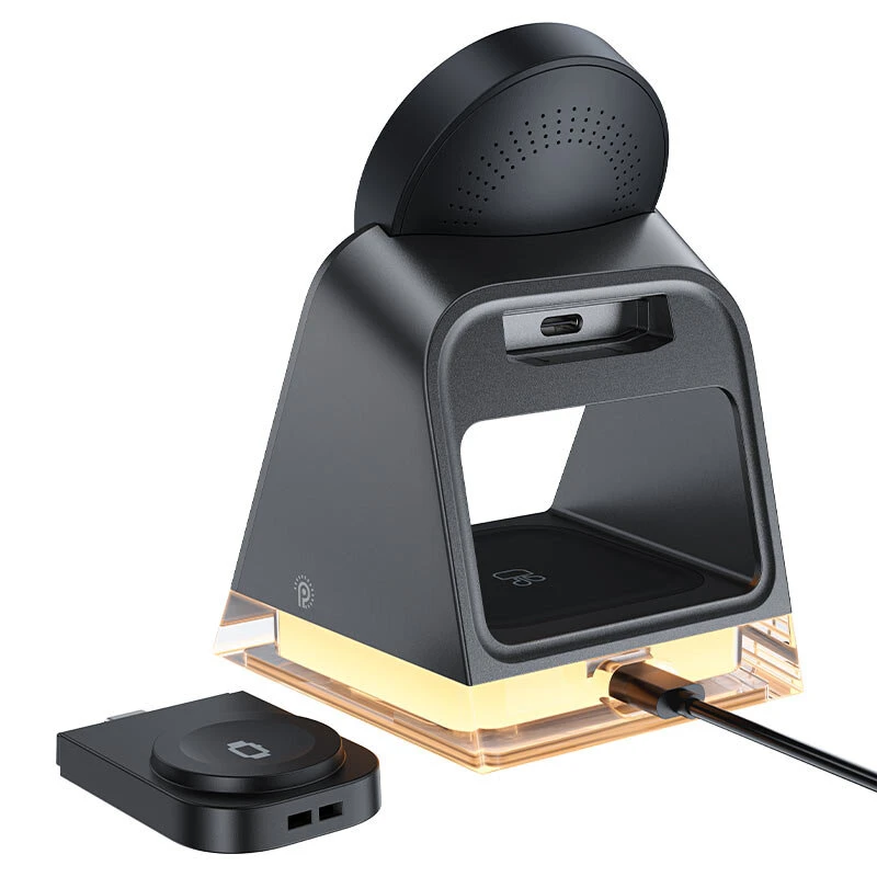 Suport de încărcare wireless 3 în 1 acefast e17 pentru birou, negru 4