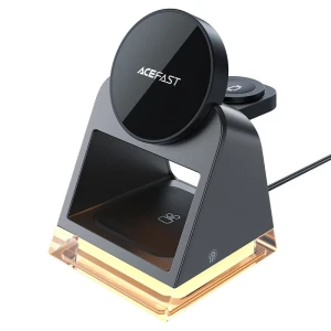 Suport de încărcare wireless 3 în 1 acefast e17 pentru birou, negru Thumbnail 3
