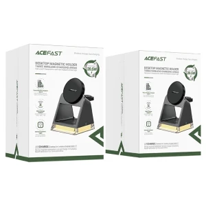 Suport de încărcare wireless 3 în 1 acefast e17 pentru birou, negru Thumbnail 6