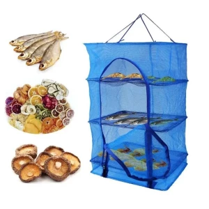 Plasa pentru uscarea legumelor, fructelor, fructelor de padure, pestelui 46-46-75 cm Thumbnail 1