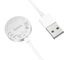 Беспроводное зарядное устройство hoco cw39 для iwatch, белое. Thumbnail 2