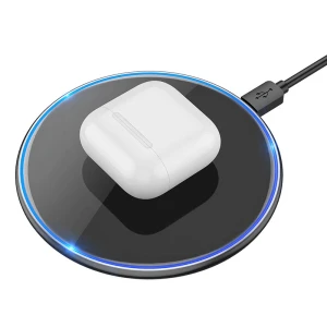 Încărcător wireless rapid hoco cw6 pro easy 15w, negru