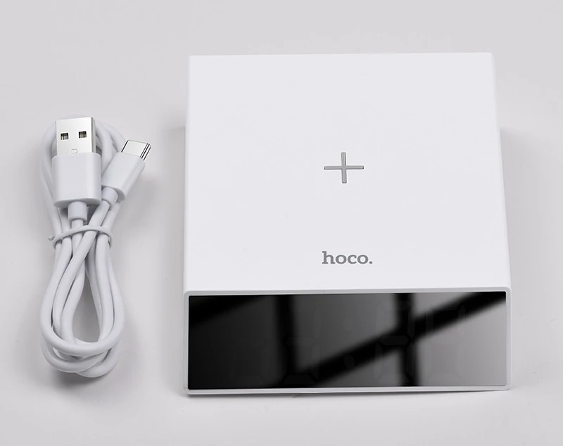 Часы hoco dck1 с беспроводной зарядкой (пластиковая версия) 6