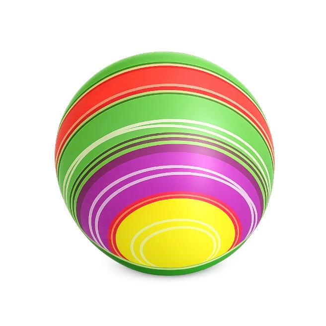 Мяч резиновый разноцветный 15-20 см 3