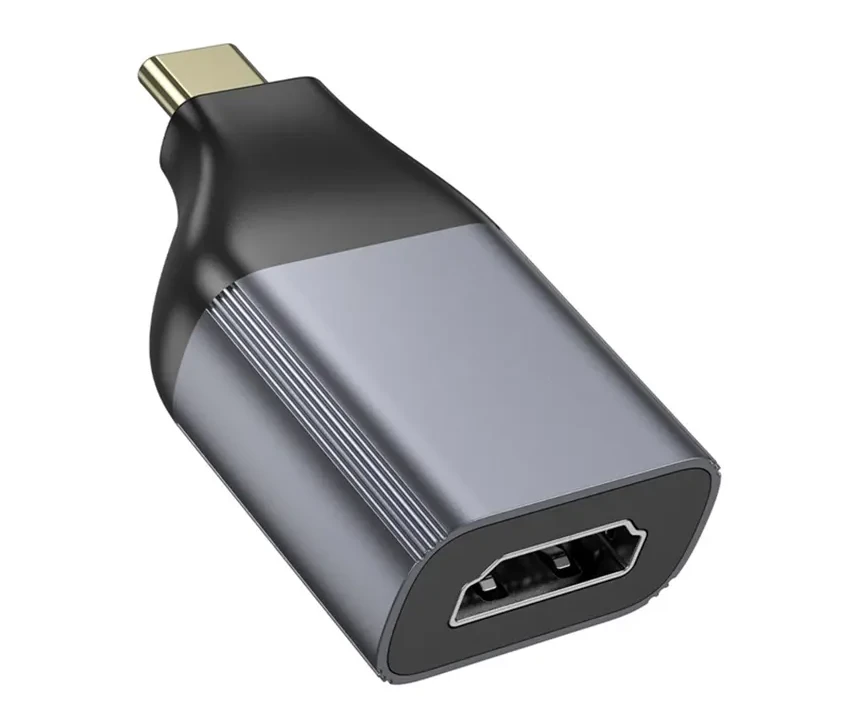 Adaptor hoco ua33 de la tip c la hdtv, gri metalic 2