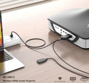 Proiector de ecran hd hdmi cu conexiune wireless wi-fi xo gb012, negru Thumbnail 3