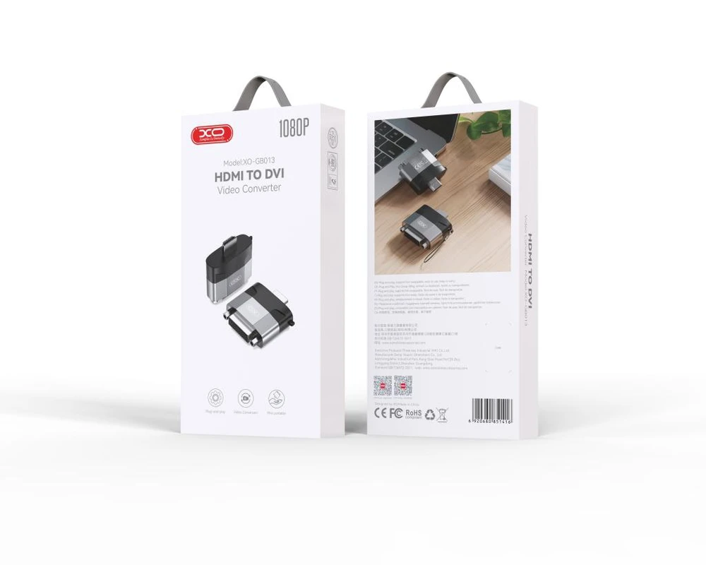 Xo gb013 гнездовой преобразователь hdmi в dvi tranish 4