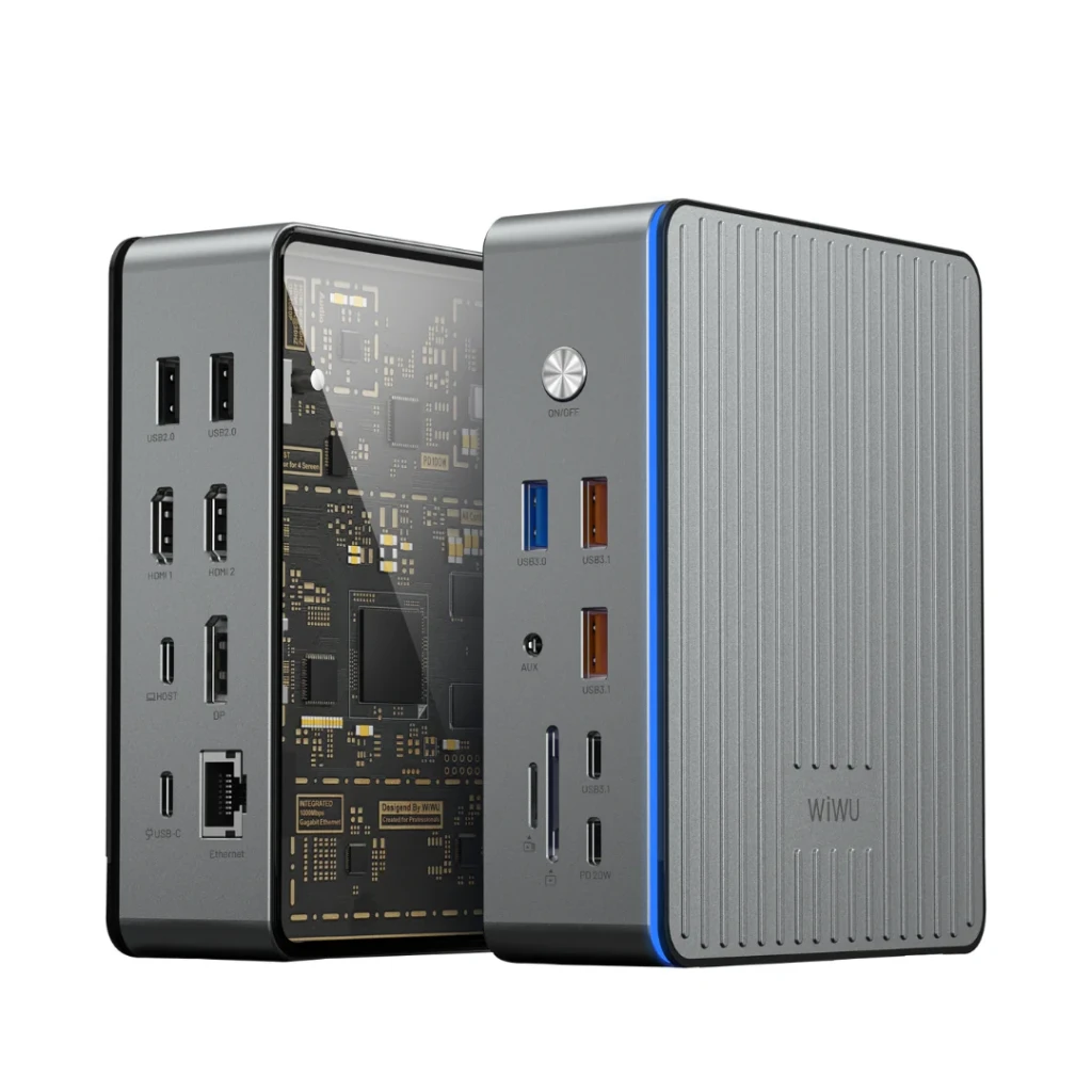 Док-станция wiwu matrix 16 в 1 w1601 серого цвета 2