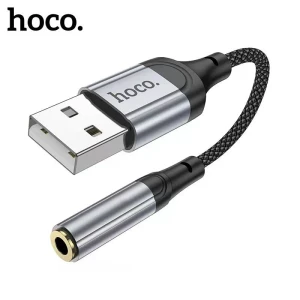 Placă de sunet externă hoco ls36 fresh, usb la 3.5, neagră Thumbnail 3