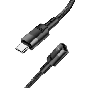 Удлинительный кабель hoco u107 type-c «папа» — type-c «мама» usb 2.0 (длина = 1,2 м), черный.