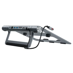 Acefast e5 plus suport multifuncțional usb-c hub pentru laptop, gri spațial