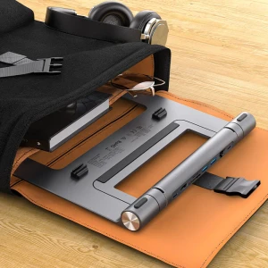 Acefast e5 plus suport multifuncțional usb-c hub pentru laptop, gri spațial Thumbnail 2