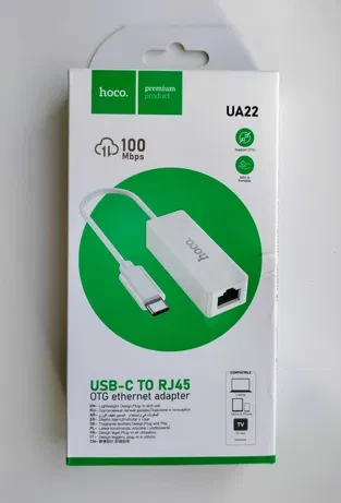 Adaptor ethernet hoco ua22 acquire type-c (100 mbps) alb 3