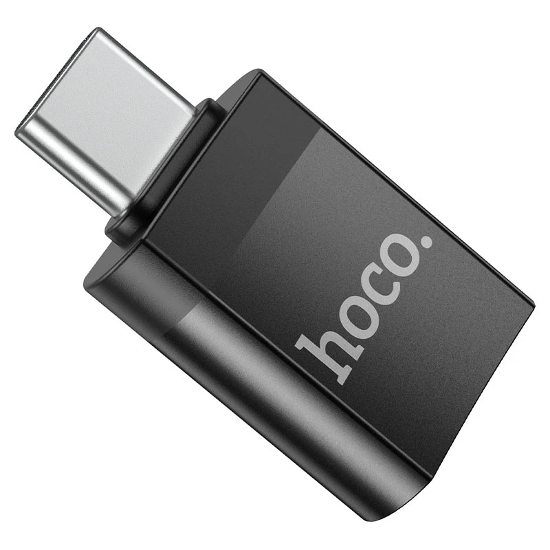 Adaptor hoco ua17 type-c mascul la usb mamă usb 3.0 negru 3