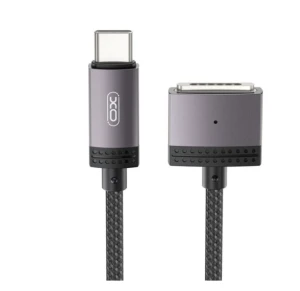 Cablu de încărcare magnetic pentru laptop xo nb287 type-c la masafe 100w, 2m, negru