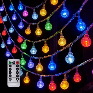 Kakusiga ksc-1596 yancai seria sferă luminoasă colorată cu led-uri, albă