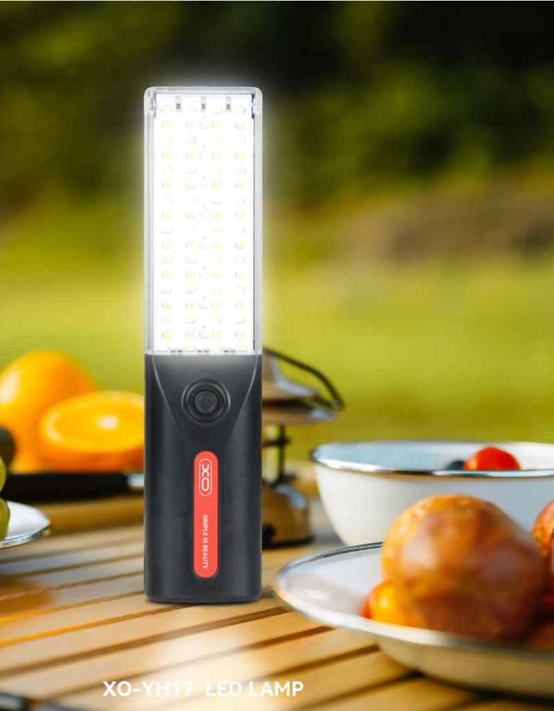 Xo yh17 lampă solară led magnetică/cu agățare pentru exterior (lumină cu 5 viteze) neagră 2