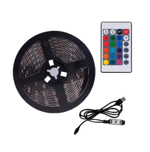 Bandă luminoasă led colorată hoco dl30 plus usb (l=4m) neagră Thumbnail 2